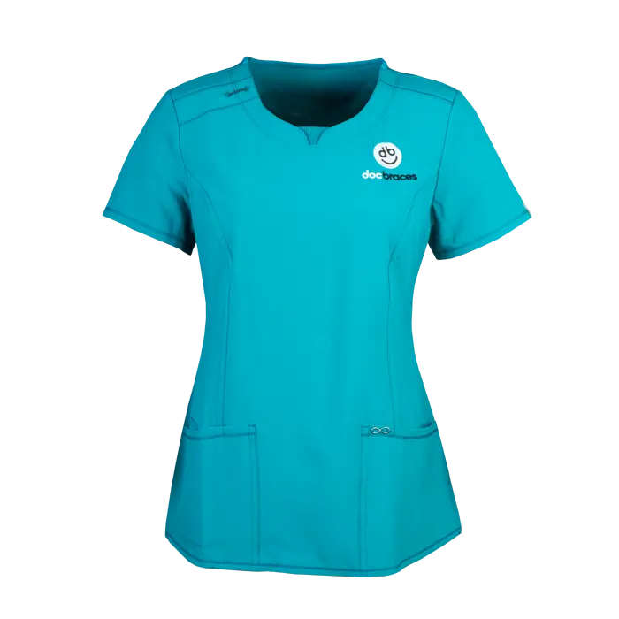 Women's Real Teal Scrub Top